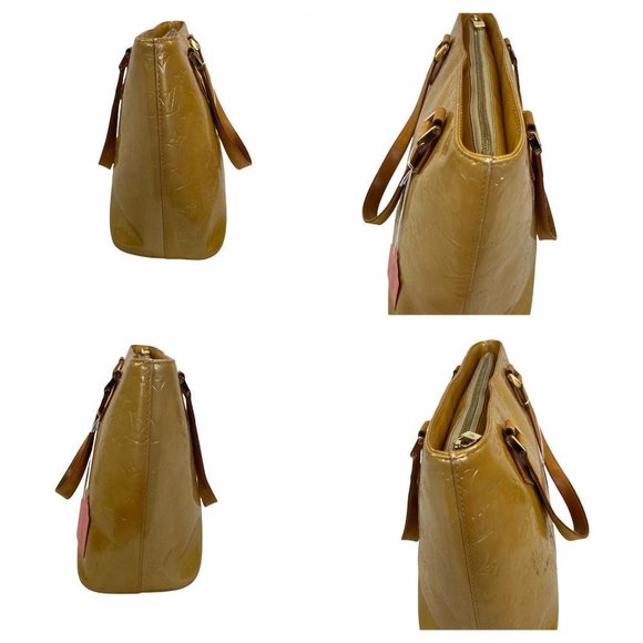 💚OFFERS?✅ Authentic Louis Vuitton Shoulder Bag Houston Yellows Vernis 031198M - Picture 6 of 13